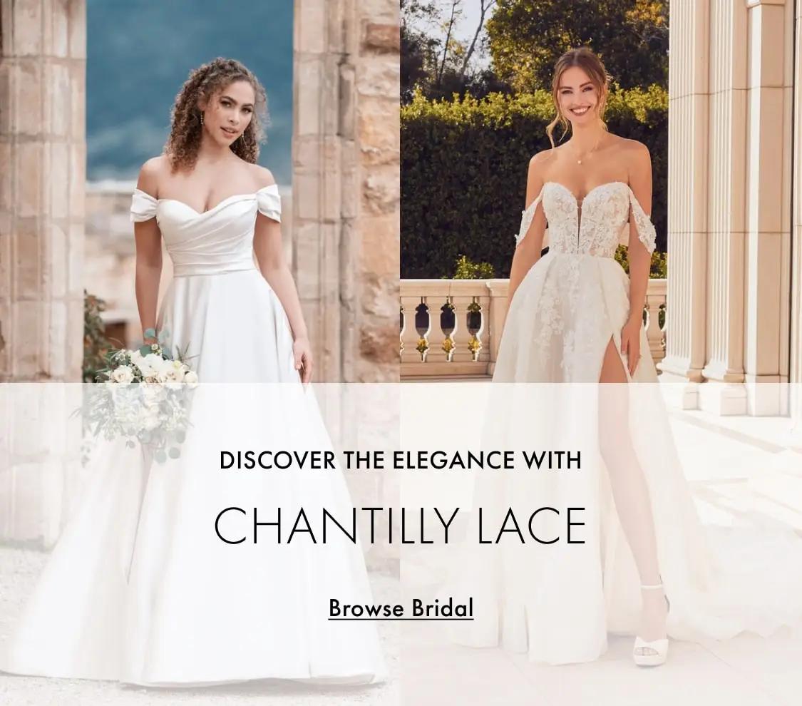 Chantilly Lace Homepage Banner for Mobile