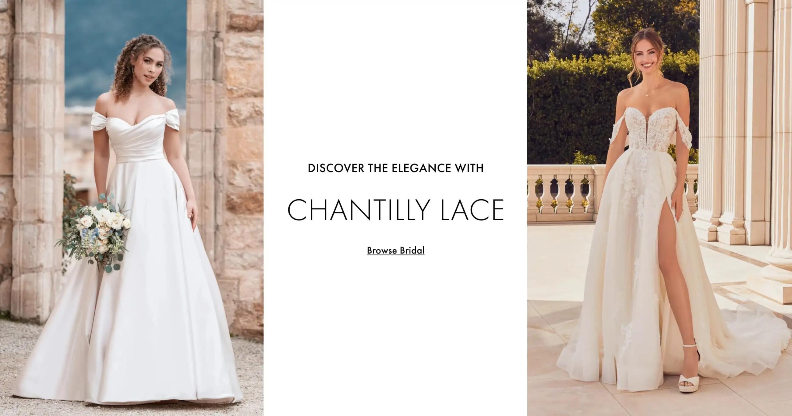 Chantilly Lace Homepage Banner for Desktop