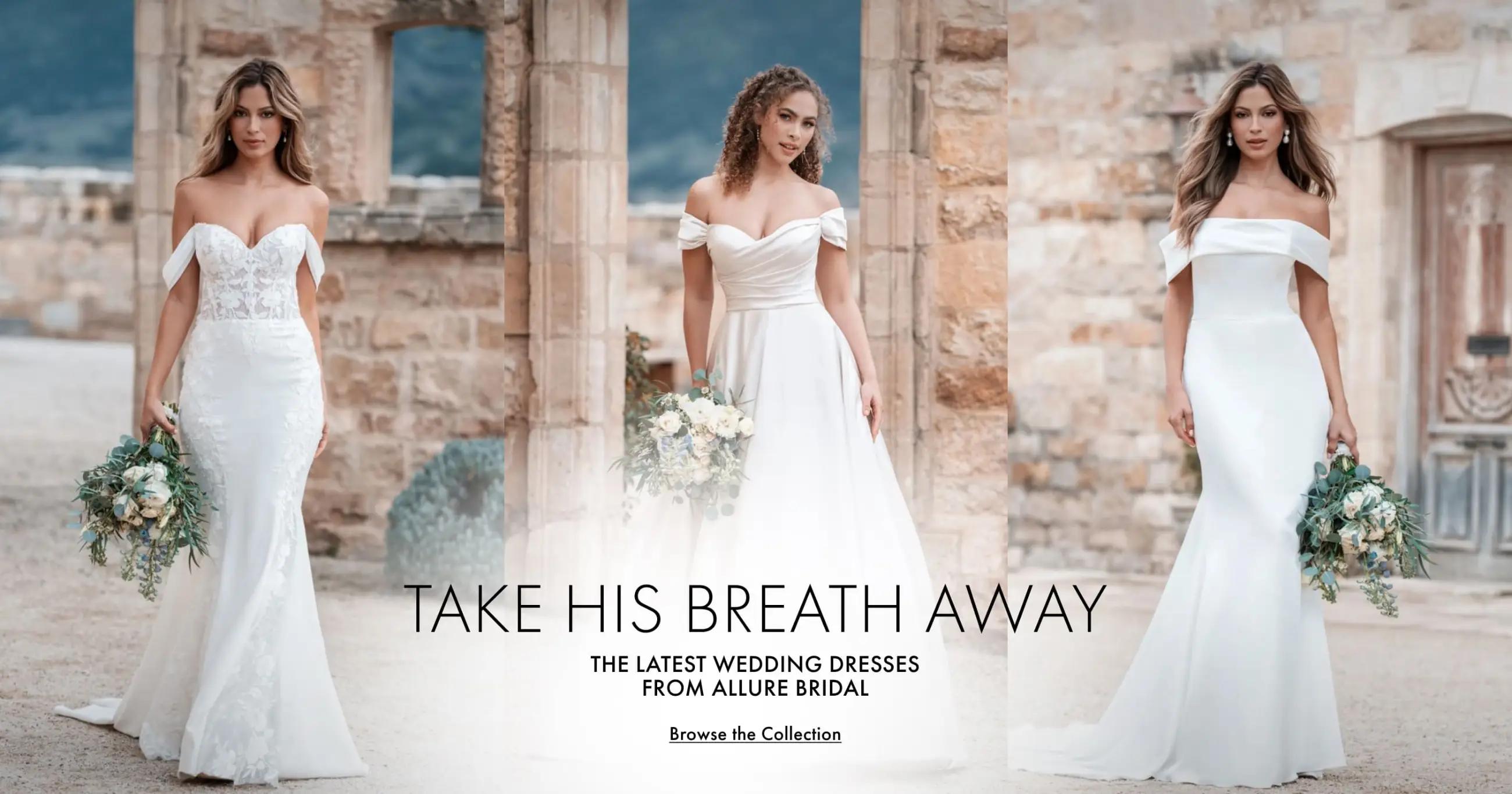 Allure Bridals Trunk Show Banner for Desktop