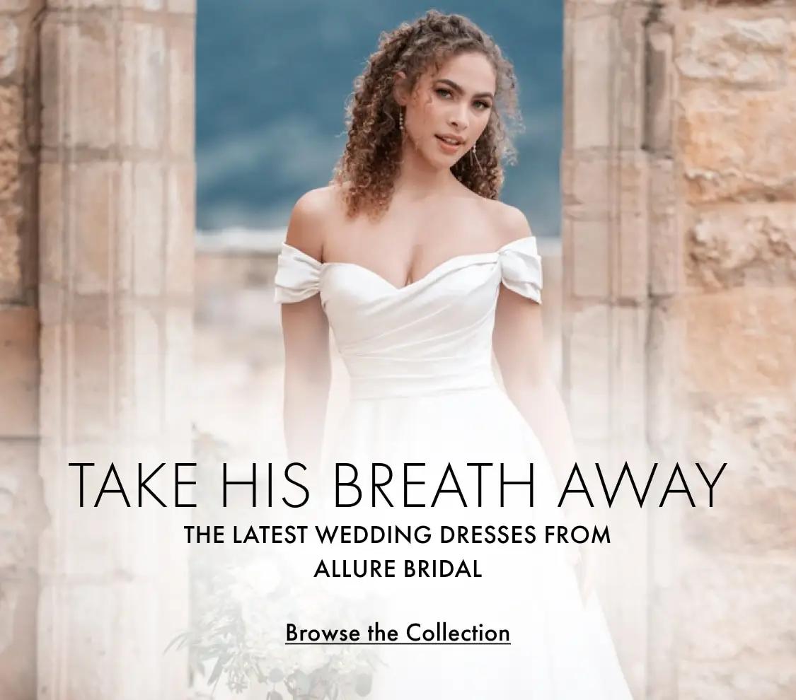 Allure Bridals Trunk Show Banner for Mobile